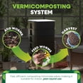 thumbnail image 3 of FCMP Outdoor Essential Living Worm Composter Bin, 4-Tray Indoor System, Black, 3 of 8