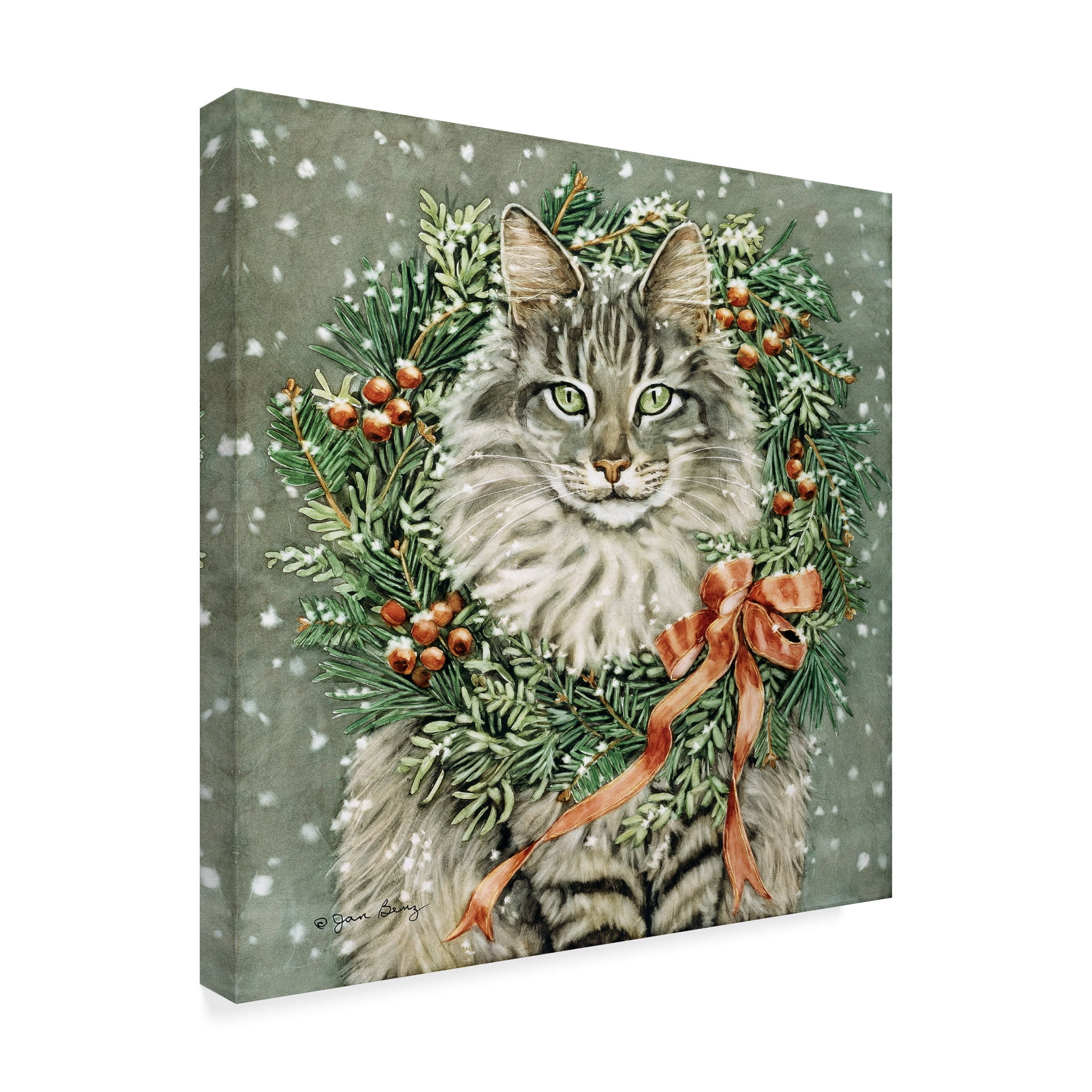 Trademark Fine Art 'Miss December' Canvas Art by Jan Benz