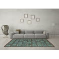 thumbnail image 3 of Ahgly Company Indoor Rectangle Southwestern Light Blue Country Area Rugs, 4' x 6', 3 of 4