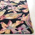 thumbnail image 3 of SAFAVIEH Blossom Tina Floral Area Rug, Black/Plum, 8' x 10', 3 of 8