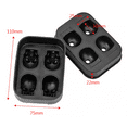 thumbnail image 4 of Ice Cube Trays 3D Skull Food-Grade Silicone Mold Maker Chocolate Whiskey Cocktails Party Easy-Release BPA Free, 4 of 5