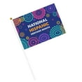 Hispanic Heritage Month Latin American 2024 Flag Small Mini Hand Held