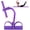 6 Tube-Purple, variant on Figure Resistance Pedal Resistance Band Multi-Function Sit-up Pull Rope, Elastic Body Shaper for Belly and Arm Toning, Home Gym Workout