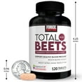 Force Factor Total Beets Blood Pressure Supplement with Beetroot, 120