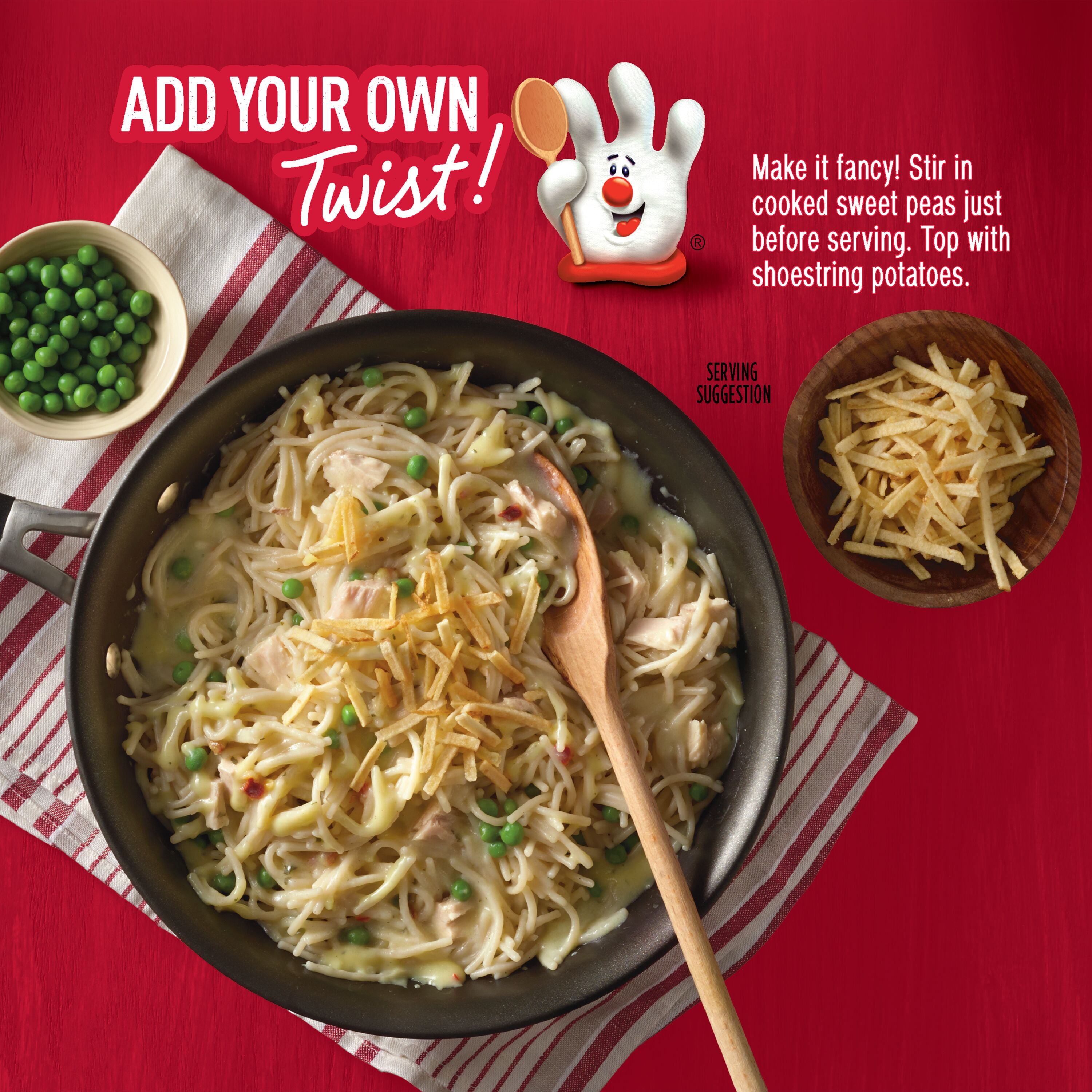 Tuna Helper Tetrazzini Pasta with Real Cheese, 7.3 Ounces Box