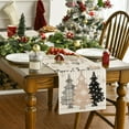 thumbnail image 4 of Honmine Christmas Tree Table Runner, Winter Holiday Dining Table Decoration, 13x72 Inch Kitchen Table Cover for Indoor Outdoor Party, Home, Festive Event, 4 of 6