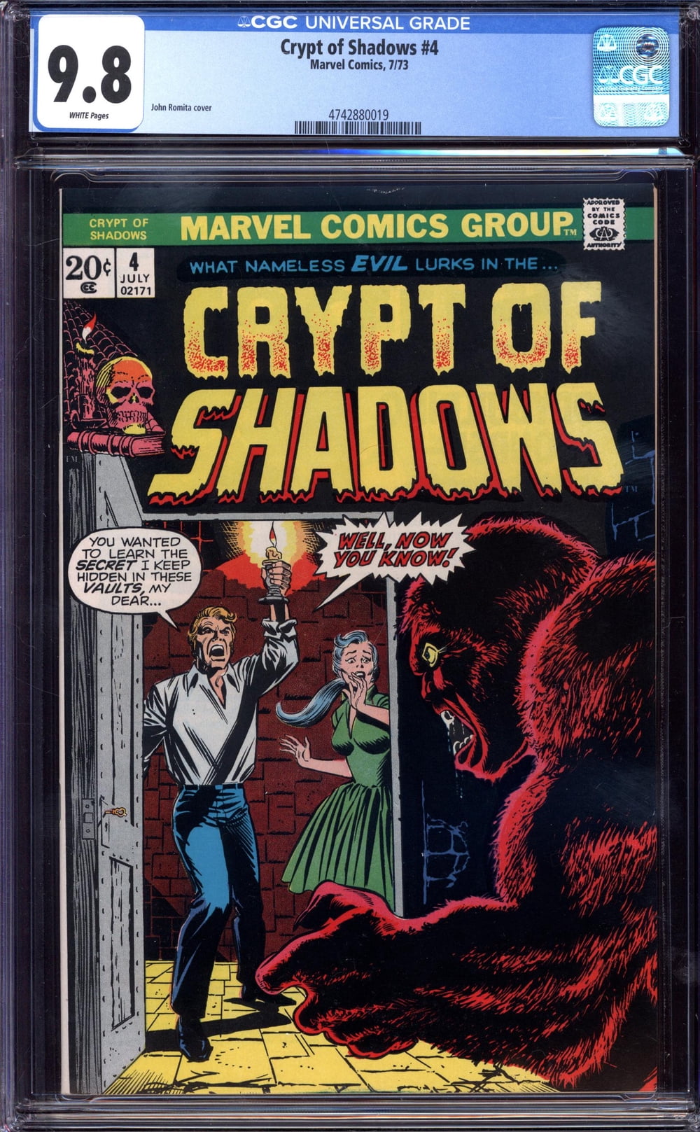 Cover of Crypt of Shadows #4