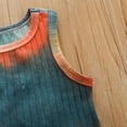 thumbnail image 4 of Gibobby Blusas Casual Camiseta sin mangas de baile para niños pequeños y niñas （Anaranjado， 6-7 Años), 4 of 5