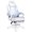 Blue and White, variant on Bossin Gaming Chairs with Footrest,Massage Leather Game Chair for Adults,Big and Tall Gamer Chair with Headrest and Lumbar Support