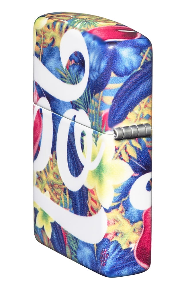 Zippo Colorful Floral Design 540 Color Pocket Lighter