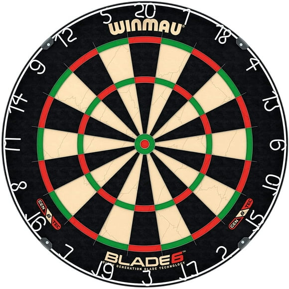 Winmau Lame 6 Cible de Fléchettes Professionnelle