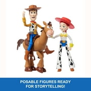 Disney and Pixar Storytellers Toy Story Pack of Woody, Jessie & Bullseye Posable Action Figures
