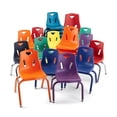 thumbnail image 3 of Berries Children's Plastic Chair w Powder Coated Legs (12 in. H - Blue), 3 of 3