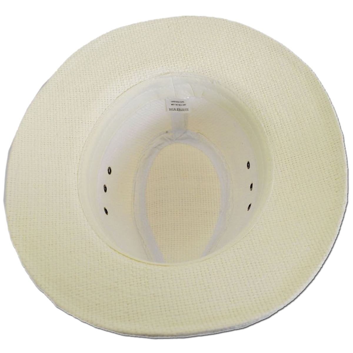 Panama Jack Woven Matte Toyo Safari Hat, UPF 50+ UVA/UVB Sun Protection, 2 1/2" Brim, Tropical Print Hat Band (Blue, Medium)