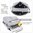 thumbnail image 4 of KL928 Men Causal Canvas Messenger Multifunctional Shoulder Sling Bag for School Travel Outdoors, 4 of 7