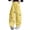Yellow&&100, variant on CONROSES Girls Baggy Cargo Pants Wide Leg Hiking Pants for Girls Trendy Floral Embroidery Elastic Waist Drawstring Athletic Jogger Pants With Pockets