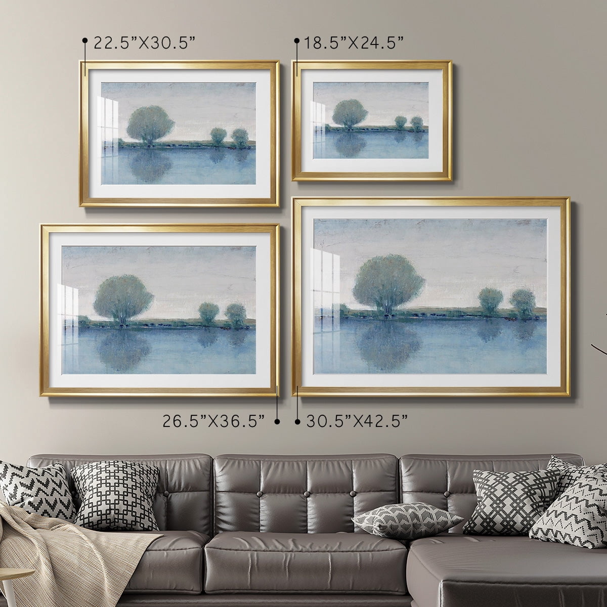 Afternoon Reflection I Premium Framed Print - Ready to Hang