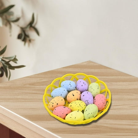 

QYY Easter Decoration Supplies Easter Egg Simulation Dovess Egg Foam Fortune Toy Egg
