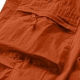 thumbnail image 6 of Lmueinov Men Quick Dry Cargo Pants Elastic Waist Outdoor Hiking Pants Multi Pocket Tapered Leg Lightweight Joggers Travel for Summer Fall S-3XL, 6 of 8