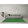 thumbnail image 3 of Ahgly Company Indoor Round Abstract Emerald Green Contemporary Area Rugs, 8' Round, 3 of 4