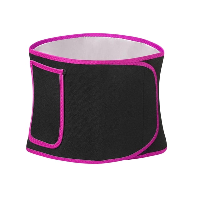 Cinturón de soporte de cintura de neopreno Cola Sauna Entrenador de cintura rojo