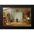 thumbnail image 2 of Le Clear, Thomas 18x13 Black Modern Framed Museum Art Print Titled - Interior with Portraits, 2 of 5