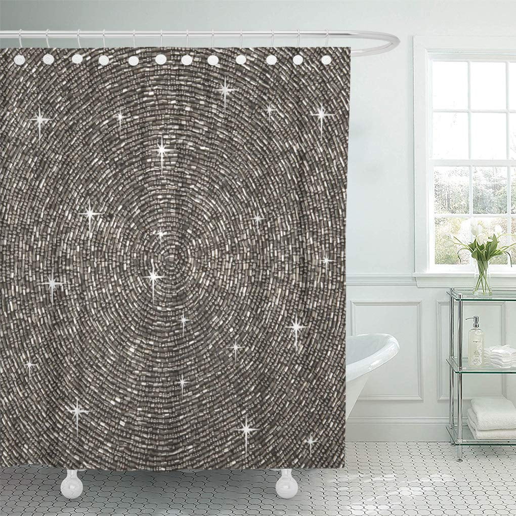 bling shower curtain set