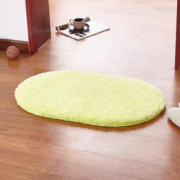 Alfombrilla de suelo para el hogar, ovalada, para sala de estar, puerta de entrada, dormitorio, reposapiés, inodoro, baño, alfombrillas absorbentes