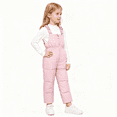 thumbnail image 4 of Toddler Snow Pants for Girls Boys Winter Clothes Warm Snow Bib Overalls Skiing Pants Jumpsuit Size 6M-7T, 4 of 6