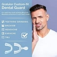 thumbnail image 2 of Bruxism Mouth Guard for Clenching Teeth, Comfort-Fit Night Guard for Teeth Grinding, 1 Pc Dental Guard for Nighttime Use, 2 of 7