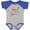 Baseball Heather and Royal, variant on Inktastic Mimi and Poppop Love Me Boys or Girls Baby Bodysuit