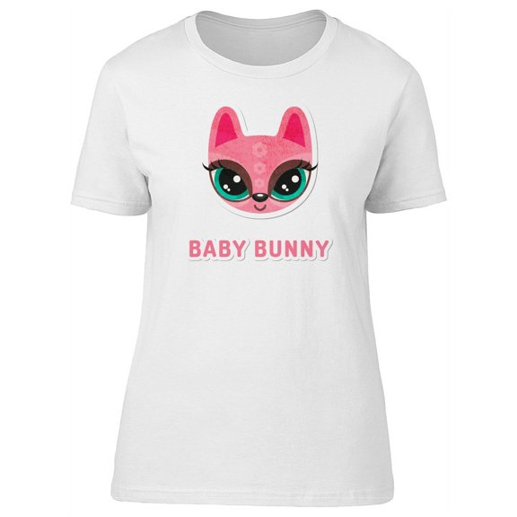 Pink Baby Bunny  T-Shirt Women -Image by Shutterstock, Female x-Large