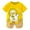 Yellow, variant on Gbsyewxs Boys Outfits Sets 2 Piece Crew Neck Short Sleeve Tops And Shorts Cartoon Duck Print Loose Summer Toddler Outfits Green Size 100