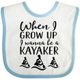thumbnail image 3 of Inktastic Future Kayaker Boating Gift Kayaking Boys or Girls Baby Bib, 3 of 4