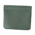 thumbnail image 2 of Yuarrent Bolsa de cuero impermeable multiusos ligereza bolsillo pequeño Mini bolso monedero almacenamiento mujeres regalo auricular maquillaje Almacenamiento y organización del hogar Verde oliva, 2 of 6
