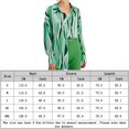 thumbnail image 2 of Blusas De Verano Blusas básicas de rayas verticales Camisa de corte holgado Traje diario para damas (Verde XL) Cgtredaw para Mujer Verde T S, 2 of 8