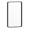 thumbnail image 2 of Emma + Oliver 20" x 30" Rectangular Wall Mirror with Black Frame, Silver Backing for Clarity and Shatterproof Glass for Entryways, Bathrooms & More, 2 of 12