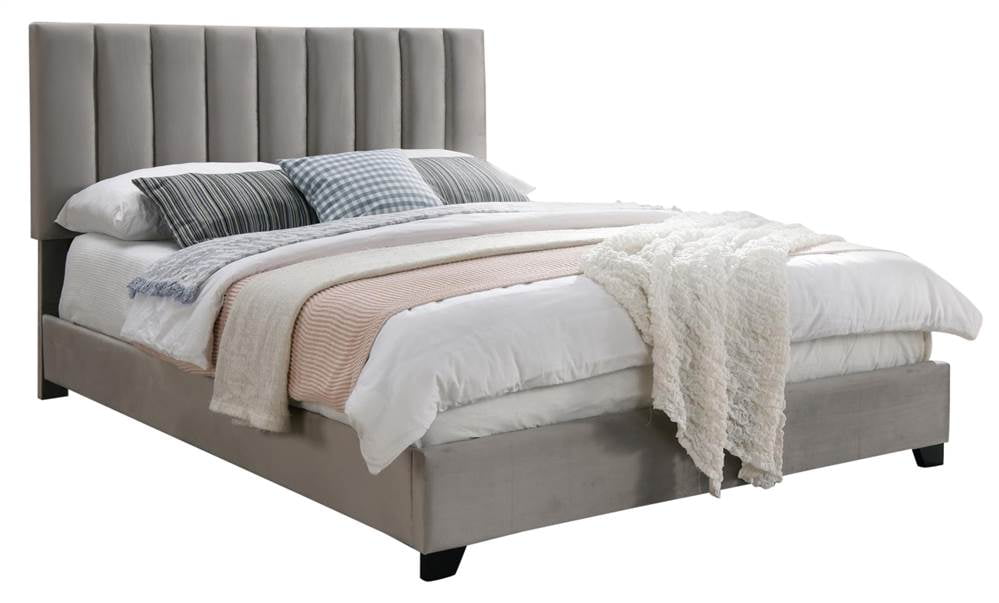 Bedroom Kimberly Tufted King Bed, Brown