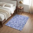 thumbnail image 4 of Entryway Rug 2'x3', Purple Ocean Waves Kitchen Runner Rugs Non-Slip Carpet Mats, Summer Sea Purple Coastal Bedside Rugs Runners Washable Floor Carpet for Bathroom Laundry Room, 4 of 8