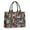 Yorkie Dog And, variant on Large Capacity Tote Bag,Yorkie Dog and Flower Florals Handbag Fashion Luxury Tote Bag,15.7"x13"x 5.1" Inches,Laptop Compatible