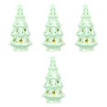 thumbnail image 3 of 4x Esculturas navideñas iluminadas Adornos navideños Centros de mesa hechos a mano Manualidades Decoración navideña DIY Figuras para regalos Patio Árbol de Navidad, 3 of 8