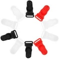 thumbnail image 4 of HLONK 80pcs Sock Clamps Garter Strap Buckle Sock Clip Adjustable Sock Buckle Garters Buckle, 4 of 7