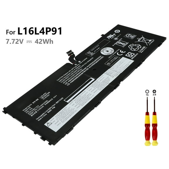 L16L4P91 Battery for Lenovo ThinkPad X1 Tablet 2018 ThinkPad X1 Tablet Gen 3 42Wh 4 Cell
