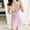 1-Pink, variant on Cozy Knit Cotton Pajamas Lace Lingerie Chemise Sexy Full Slips Dress Silk Babydoll Nightwear Sleeveless Nighties Wine M