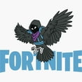 thumbnail image 2 of Women's Fortnite Raven Logo Graphic Tee White X Large, 2 of 4