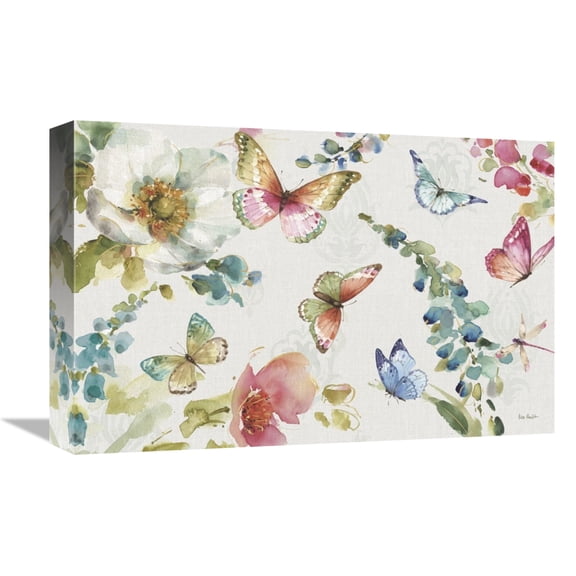 Global Gallery's 'Colorful Breeze I' By Lisa Audit Stretched Canvas Wall Art