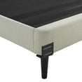 thumbnail image 5 of Modern Essentials Parnell Upholstered Platform Bed Frame, King, Beige, 5 of 7