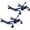 Blue, variant on Hydraulic Wheel Dolly Set (4), 6000 lb Capacity Tire Skates with Twin Rollers and Foot Pedal for Vehicle Moving and Shop Work