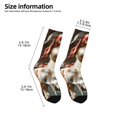 thumbnail image 2 of Rateoe Cartoon Scottish Duck Pattern Children's Socks, Socks Gifts ,kids Crew Soft Cotton Socks , Moisture-Wicking, Durable, Ideal for Daily Wear & Sports, 2 of 5