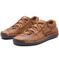 thumbnail image 3 of Chaussures Décontractées pour Hommes Mode en Cuir Cousu à la Main, 3 of 4